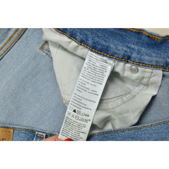 Signature by Levi's Women's Blue High-Rise Loose Straight Jeans Plus 24 NEW - Picture 7 of 8